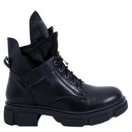 BM Botas con cordones para mujer Wilde Negro BM Botas con cordones para mujer Wilde Negro