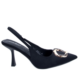 BM Zapatos de tacón abierto de Constance Black negro
