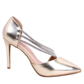 BM Tacones asimétricos Lucille Gold dorado