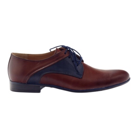 Zapatos de hombre Tur 328 marrón multicolor