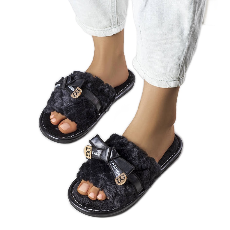 Zapatillas negras con lazo de Peter negro