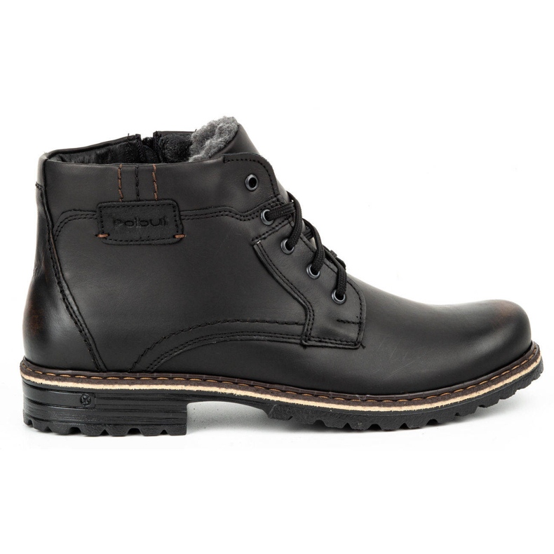 Polbut Botas de nieve para hombre J35 kabir negro