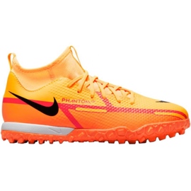 Nike Phantom GT2 Academy Df Tf Jr DC0818 808 zapatos de fútbol naranja naranjas y rojos