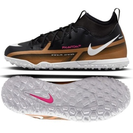Nike Jr. Phantom GT2 Club Qatar Dynamic Fit Tf DR6063 810 zapatos negro negro