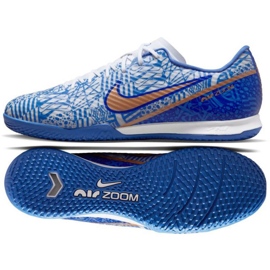 Nike Zoom Mercurial Vapor 15 Academy CR7 Ic M DQ5313 182 zapatos de fútbol azul azul