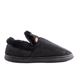 Pantuflas altas Voltar negras para hombre negro