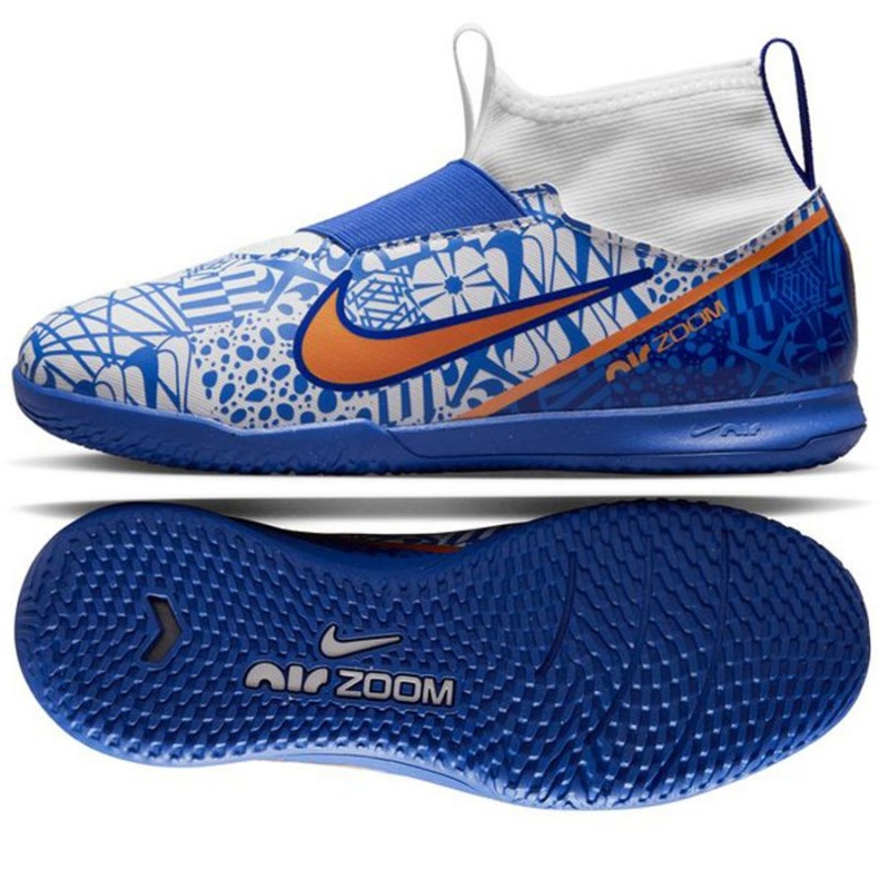 Nike Mercurial Zoom Superfly 9 Academy CR7 Ic Jr DQ5328 182 zapatos de fútbol azul azul Nike Mercurial Zoom Superfly 9 Academy CR7 Ic Jr DQ5328 182 zapatos de fútbol azul azul