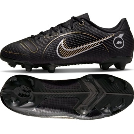 Zapatos de fútbol Nike Mercurial Vapor 14 Academy FG/MG Jr DJ2856 007 negro negro