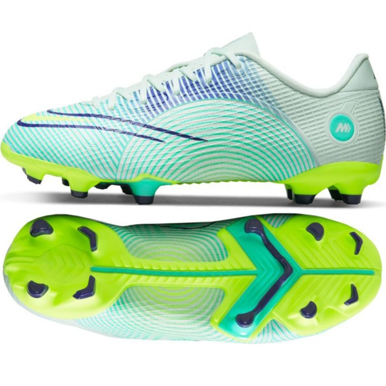 Zapatos de fútbol Nike Mercurial Vapor 14 Academy Mds FG/MG Jr CV0813 375 multicolor azul