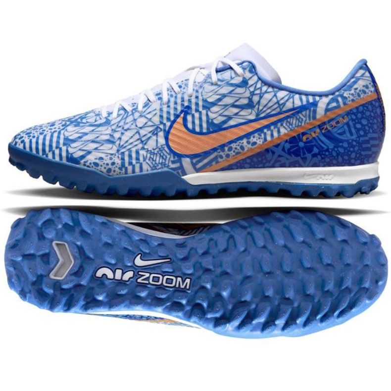 Nike Zoom Mercurial Vapor 15 Academy CR7 Tf M DQ5319 182 zapatos de fútbol azul azul Nike Zoom Mercurial Vapor 15 Academy CR7 Tf M DQ5319 182 zapatos de fútbol azul azul
