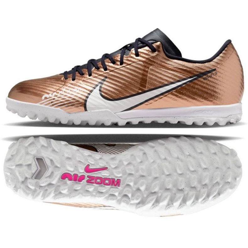 Nike Zoom Mercurial Vapor 15 Academy Qatar Tf M DR5949 810 zapatos de fútbol oro-bronce dorado Nike Zoom Mercurial Vapor 15 Academy Qatar Tf M DR5949 810 zapatos de fútbol oro-bronce dorado