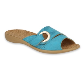 Zapatos de mujer befado pu 265D007 azul