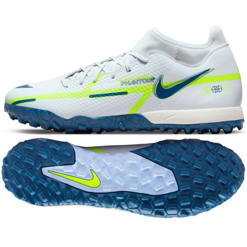 Nike Phantom GT2 Academy Dynamic Fit Tf M DC0802 054 zapatos de fútbol multicolor blanco