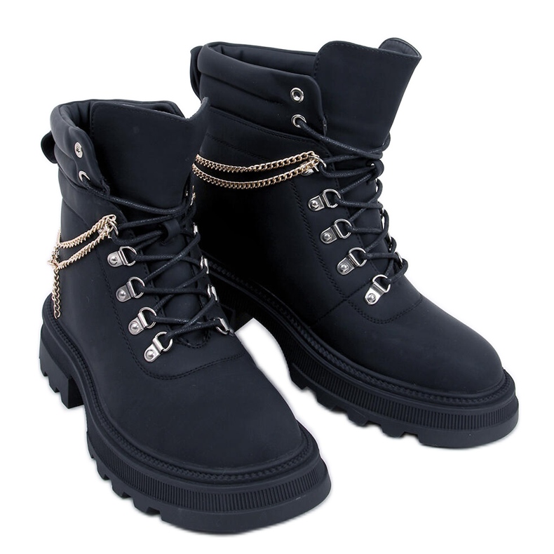PA1 Botas cazadoras negras Hudson negro