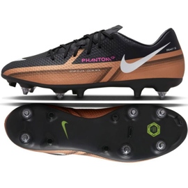 Nike Phantom GT2 Academy SG-Pro Ac M FB1445 810 zapatos de fútbol marrón beiges y marrones