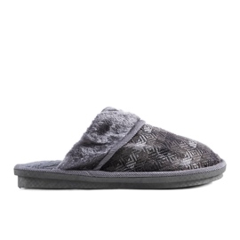 Pantuflas hombre Mirem grises Pantuflas hombre Mirem grises