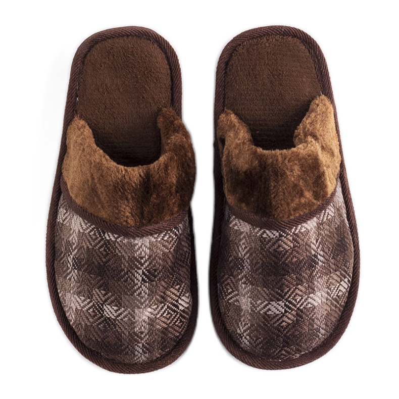 Pantuflas hombre Mirem marrones marrón