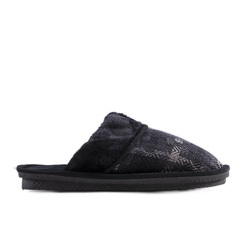 Pantuflas de hombre Mirem negras negro