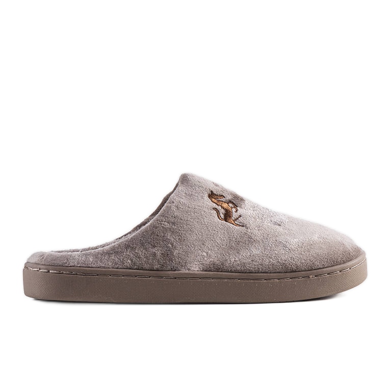 Pantuflas hombre Presse marrones beige