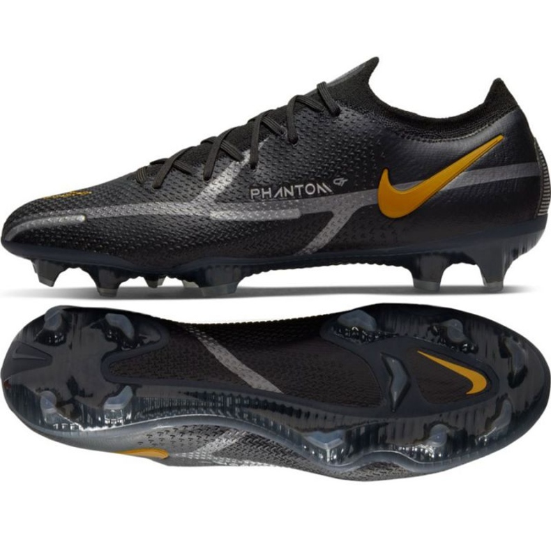 Nike Phantom GT2 Elite Fg M CZ9890 007 zapatos de fútbol negro negro