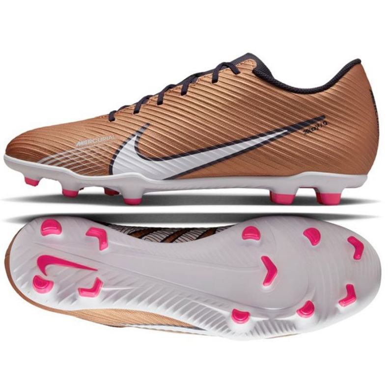 Nike Mercurial Vapor 15 Club Mg M DR5953 810 zapatos de fútbol marrón beiges y marrones Nike Mercurial Vapor 15 Club Mg M DR5953 810 zapatos de fútbol marrón beiges y marrones