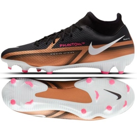Nike Phantom GT2 Academy Dynamic FG/MG M DR5960 810 zapatos de fútbol marrón, negro beiges y marrones
