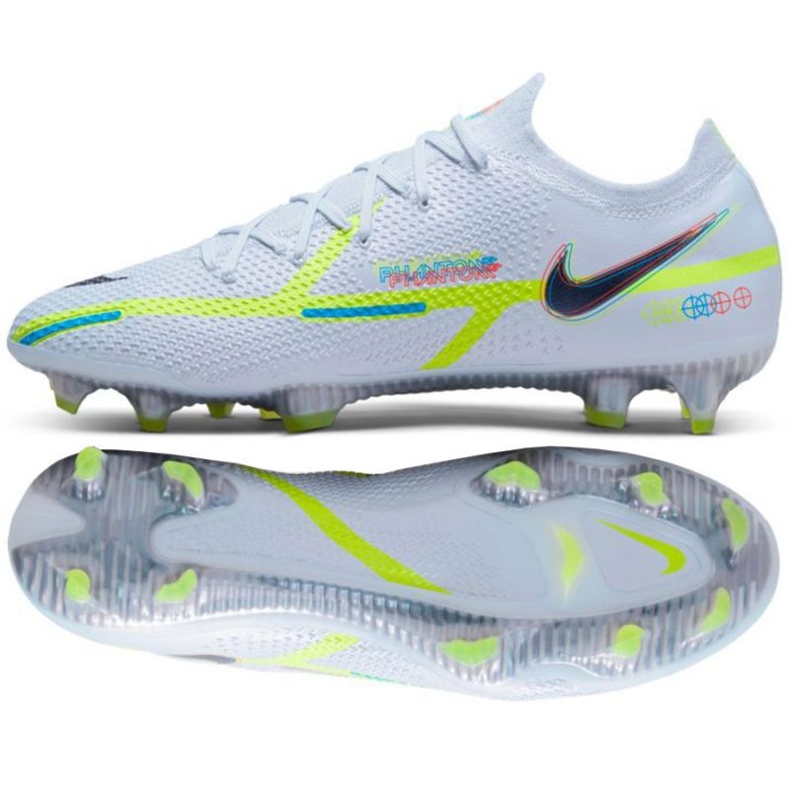 Nike Phantom GT2 Elite M CZ9890 054 zapatos de fútbol blanco blanco