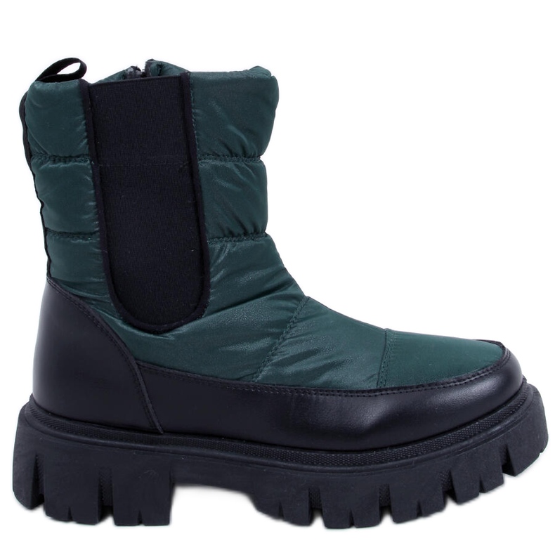 BM Botas de nieve con aislamiento Milan Green verde