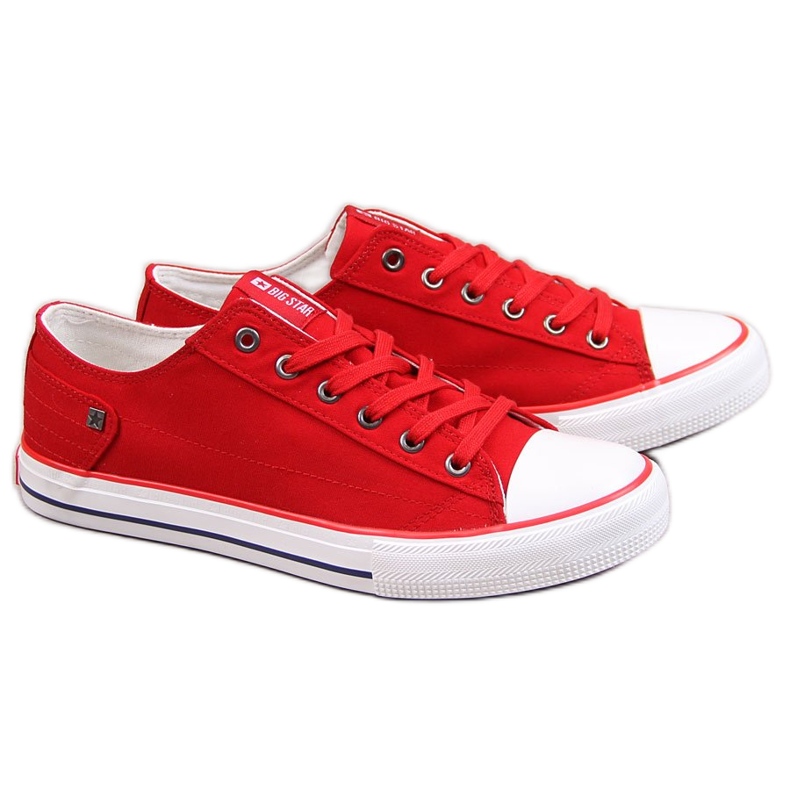 Deportivas bajas de hombre rojas Big Star DD174274 rojo