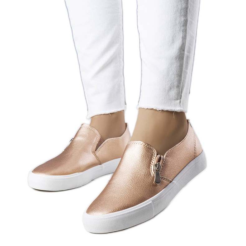 Deportivas Denain ecopiel doradas dorado Deportivas Denain ecopiel doradas dorado