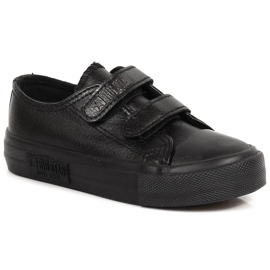 Deportivas para niños fabricadas en ecopiel con velcro negro Big Star KK374092
