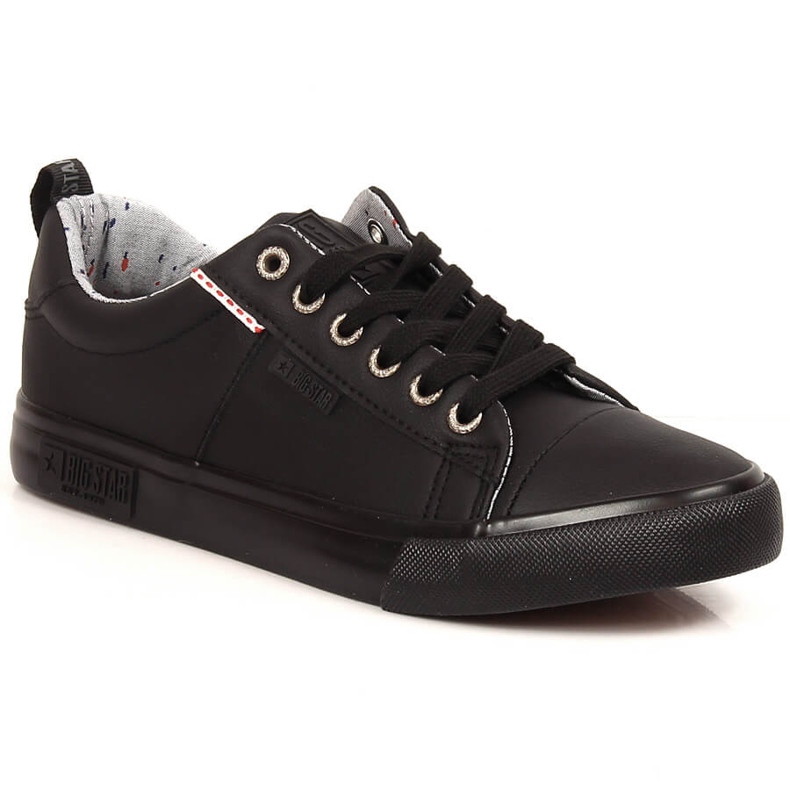Deportivas negras de ecopiel Big Star KK274006 negro