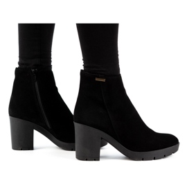 Olivier Botas aislantes de ante de mujer Riva en poste negro