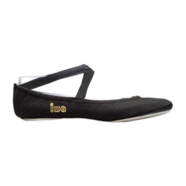 Zapatillas de ballet de gimnasia Iwa 302 negro