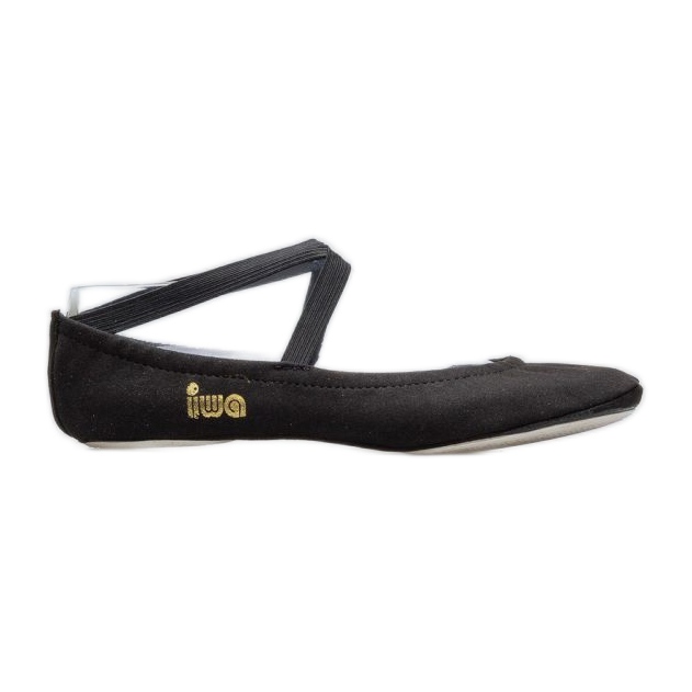 Zapatillas de ballet de gimnasia Iwa 302 negro