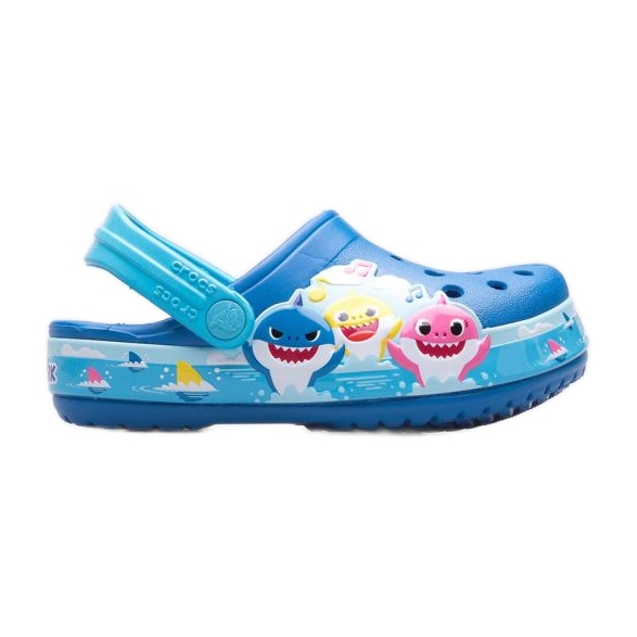 Crocs Fl Babyshark Band Clog T Jr 207066-4JL azul Crocs Fl Babyshark Band Clog T Jr 207066-4JL azul