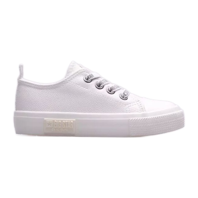 Zapatos, zapatillas Big Star Jr. KK374056 blanco