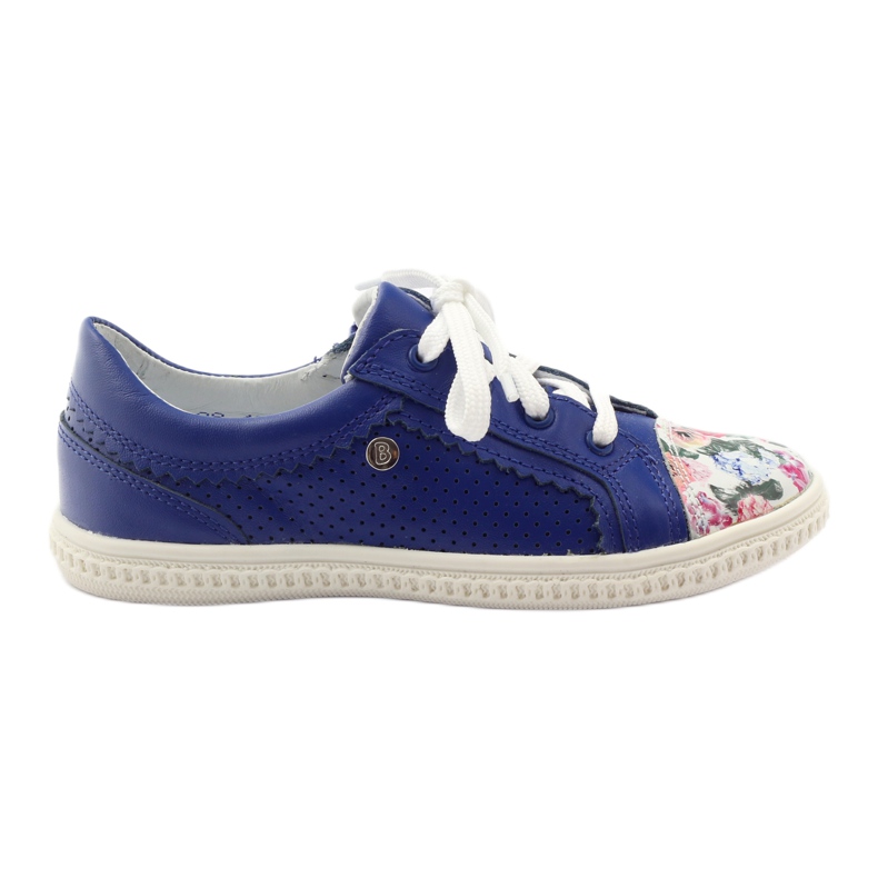 Zapatos niña flores Bartek 15524 azul Zapatos niña flores Bartek 15524 azul