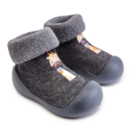 BEFADO S.A. Pantuflas Infantiles Niechodki Befado 002P024 Gris