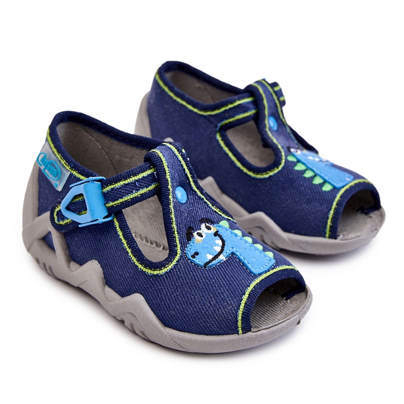 BEFADO S.A. Sandalias Infantiles Zapatillas Befado Dinosaurio 217P116 Azul Marino