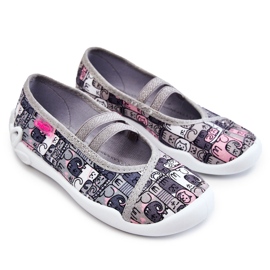 BEFADO S.A. Zapatillas Bailarina Befado Kotki 116X315 Gris-Rosa
