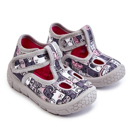 BEFADO S.A. Zapatos Infantiles Zapatillas Befado Kotki 630P001 Gris