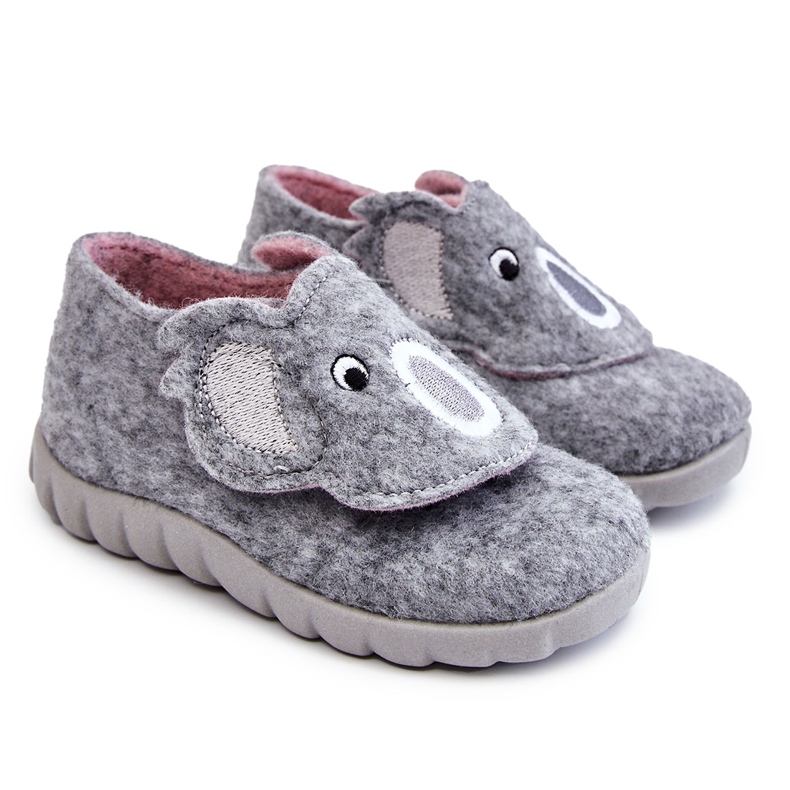 BEFADO S.A. Pantuflas Infantiles Befado Koala 620P001 Gris