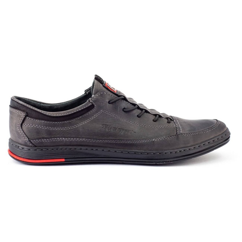Polbut Zapato casual hombre gris piel K22 Polbut Zapato casual hombre gris piel K22