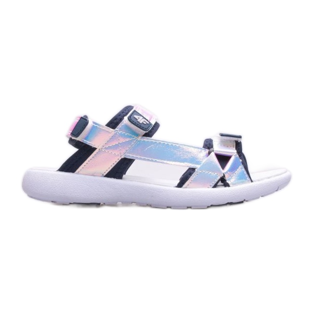 Sandalias 4F HJL22-JSAD002 90S blanco plata