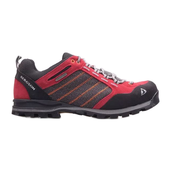 Zapatos Bergson Kadam Low Stx negro rojo