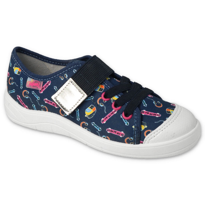 Zapatos befado niño 351Y004 azul marino multicolor