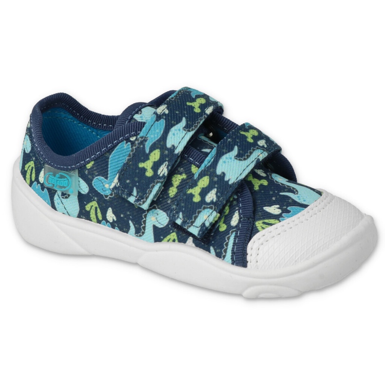 Zapatillas para niños de Befado azul marino 907p157 en dragones