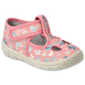 Zapatos befado niño 533P022 rosa plata