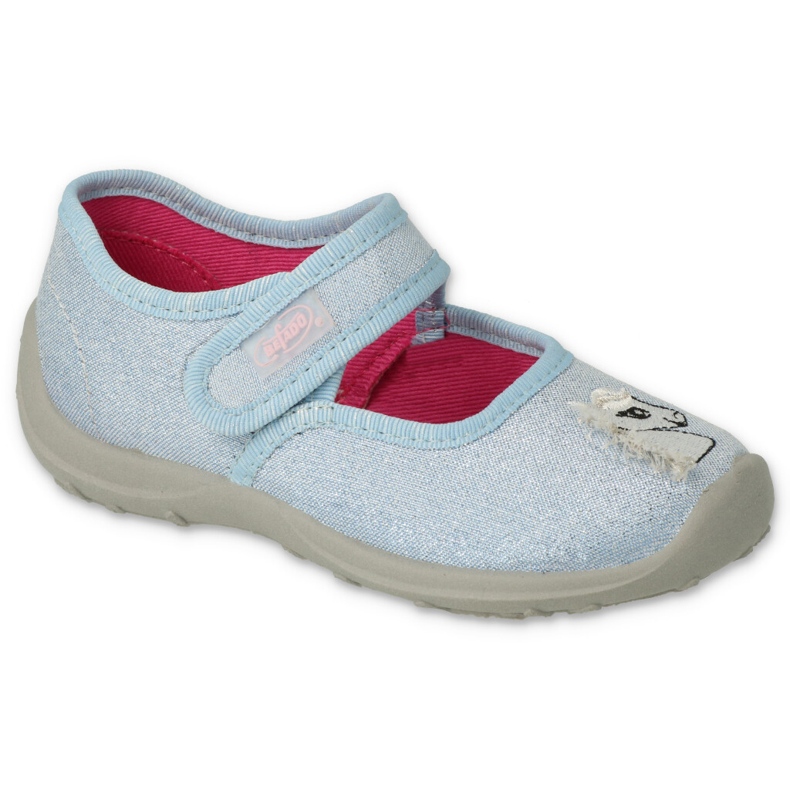 Zapatillas para niños de Befado 661x011 azul con aplicación Zapatillas para niños de Befado 661x011 azul con aplicación